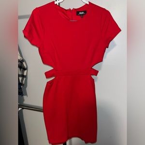 Lulu’s Red Mini Dress Size Large. WORN ONCE! GREAT CONDITION!